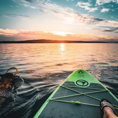 Blue Moment At The Arctic Circle- Forest, Beach, Activities Dağ evi