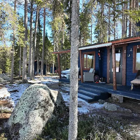 Dağ evi Blue Moment At The Arctic Circle- Forest, Beach, Activities