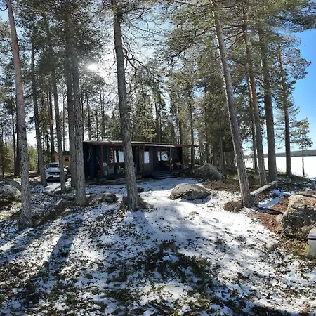 木屋 Blue Moment At The Arctic Circle- Forest, Beach, Activities Meltosjärvi