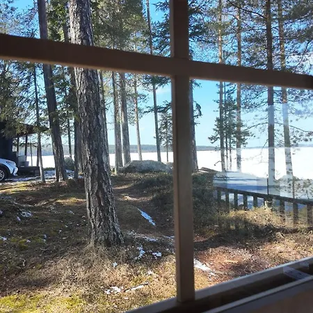 Blue Moment At The Arctic Circle- Forest, Beach, Activities 木屋 Meltosjärvi