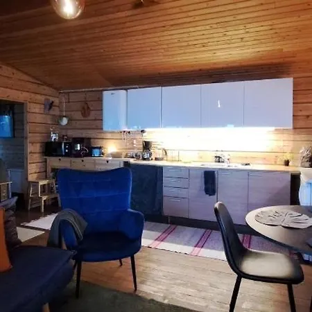 Dağ evi Blue Moment At The Arctic Circle- Forest, Beach, Activities