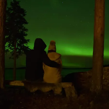 Blue Moment At The Arctic Circle- Forest, Beach, Activities Chalet