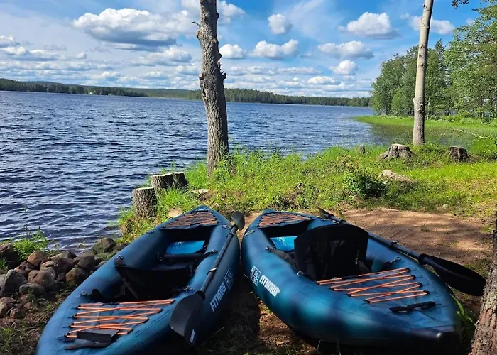 Chalet Blue Moment At The Arctic Circle- Forest, Beach, Activities *